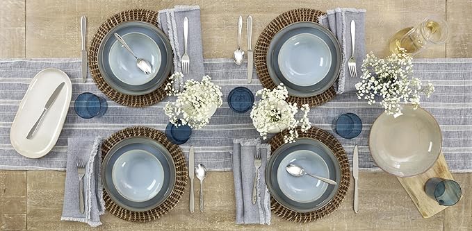 Oneida Mooncrest 20-Piece Flatware Set, Service for 4, Silver