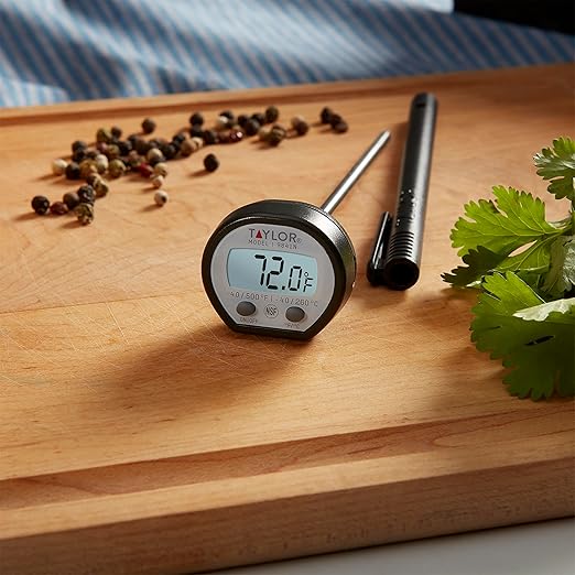 Taylor Digital Instant Read Meat Food Grill BBQ Kitchen Cooking Thermometer With Pocket
