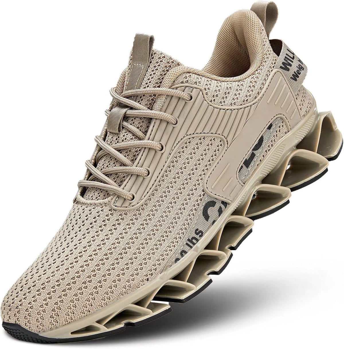 Vooncosir Men's Fashion Sneakers Breathable Mesh Running Shoes Blade Non Slip Soft Sole Casual Athletic Walking Shoes