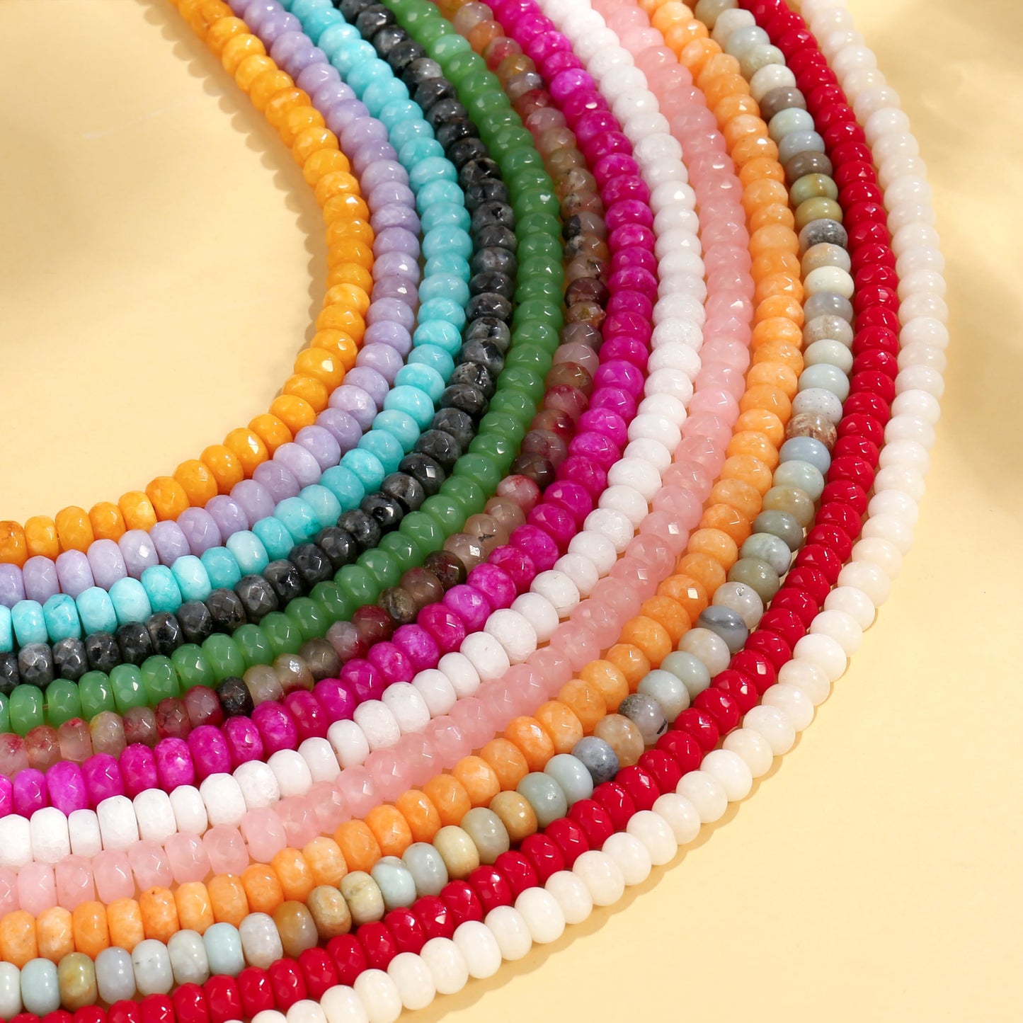 Badu Red Gemstone Beaded Necklace for Women Natural Stone Bead Beach Choker Necklace Fashion Trendy Jewelry Gifts