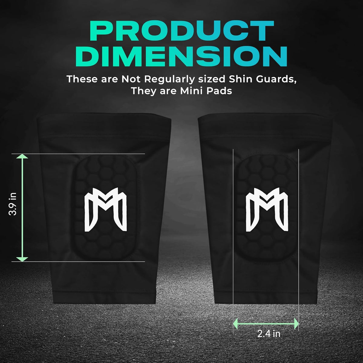 Mini Shin Guards Soccer – Built in Shin Pad Sleeves for Mens, Women, Teens - Small Shin Guards - Lightweight, Breathable Shin Defender Leg Protection