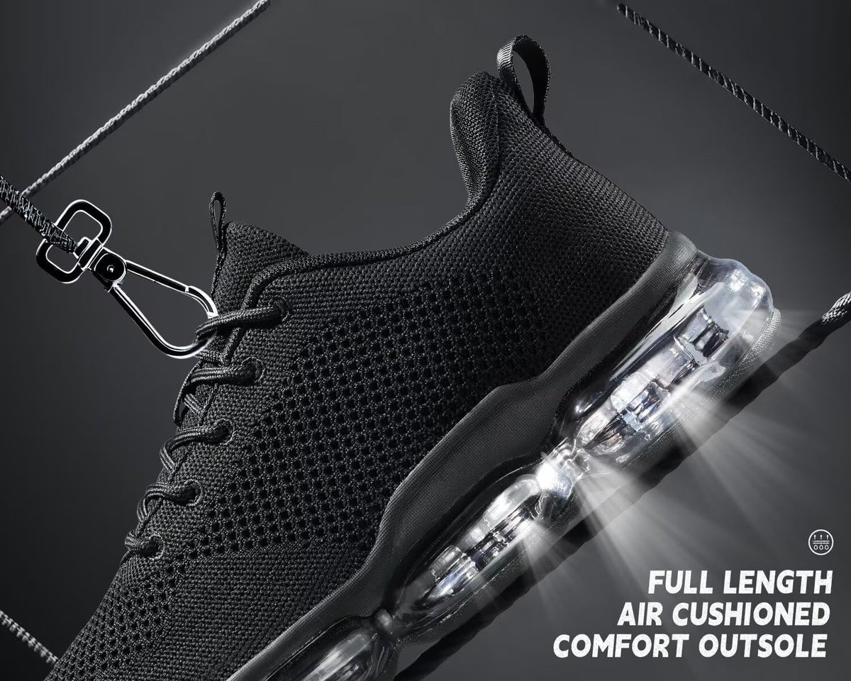 Men's Air Cushion Running Shoes Breathable Tennis Fashion Sneakers Non Slip Workout Casual Sport Shoes Gym Training Comfortable Walking Shoes