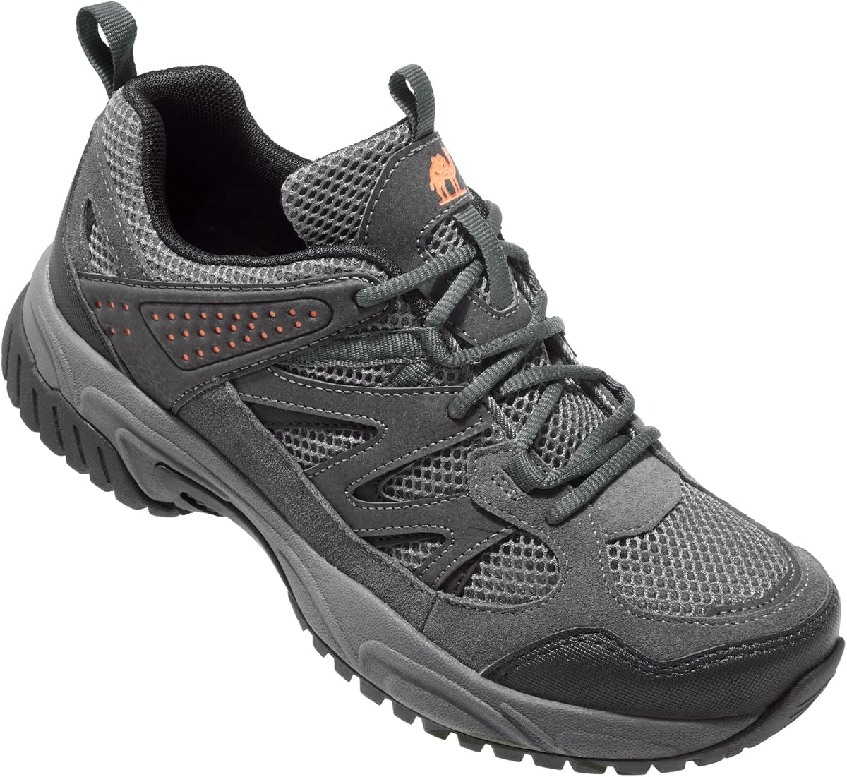 CAMELSPORTS Hiking Shoes Men Lightweight Non-Slip Breathable Sneakers Low Top Walking Shoes for Outdoor Trailing Trekking Walking Climbing