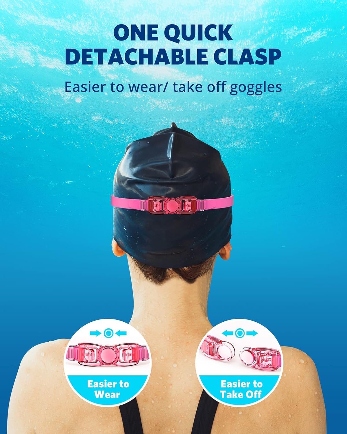 Aegend Swim Goggles, Swimming Goggles No Leaking Full Protection Adult Men Women Youth