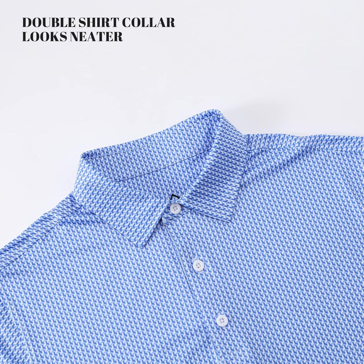 DEOLAX Mens Polo Shirts Fashion Print Mens Golf Shirt Dry Fit Mens Golf Polo Short Sleeve Quick Dry Funny Golf Shirt for Men