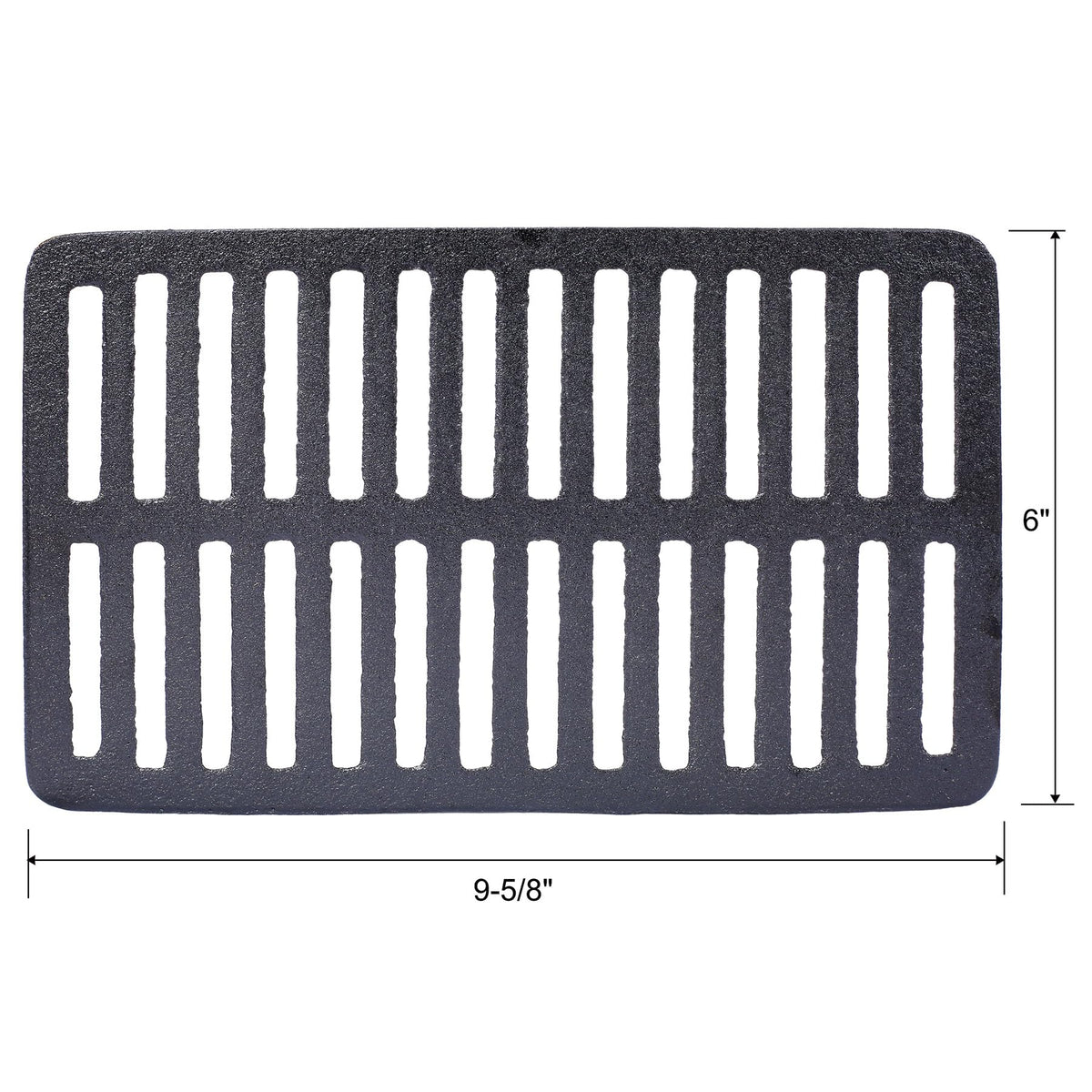 16" Rectangular Cast Iron Hibachi Grill, Portable Charcoal Grill With Vent Removable Grate, Yakitori Grills for Outdoor Camping Cooking, Enameled (Rectangular)