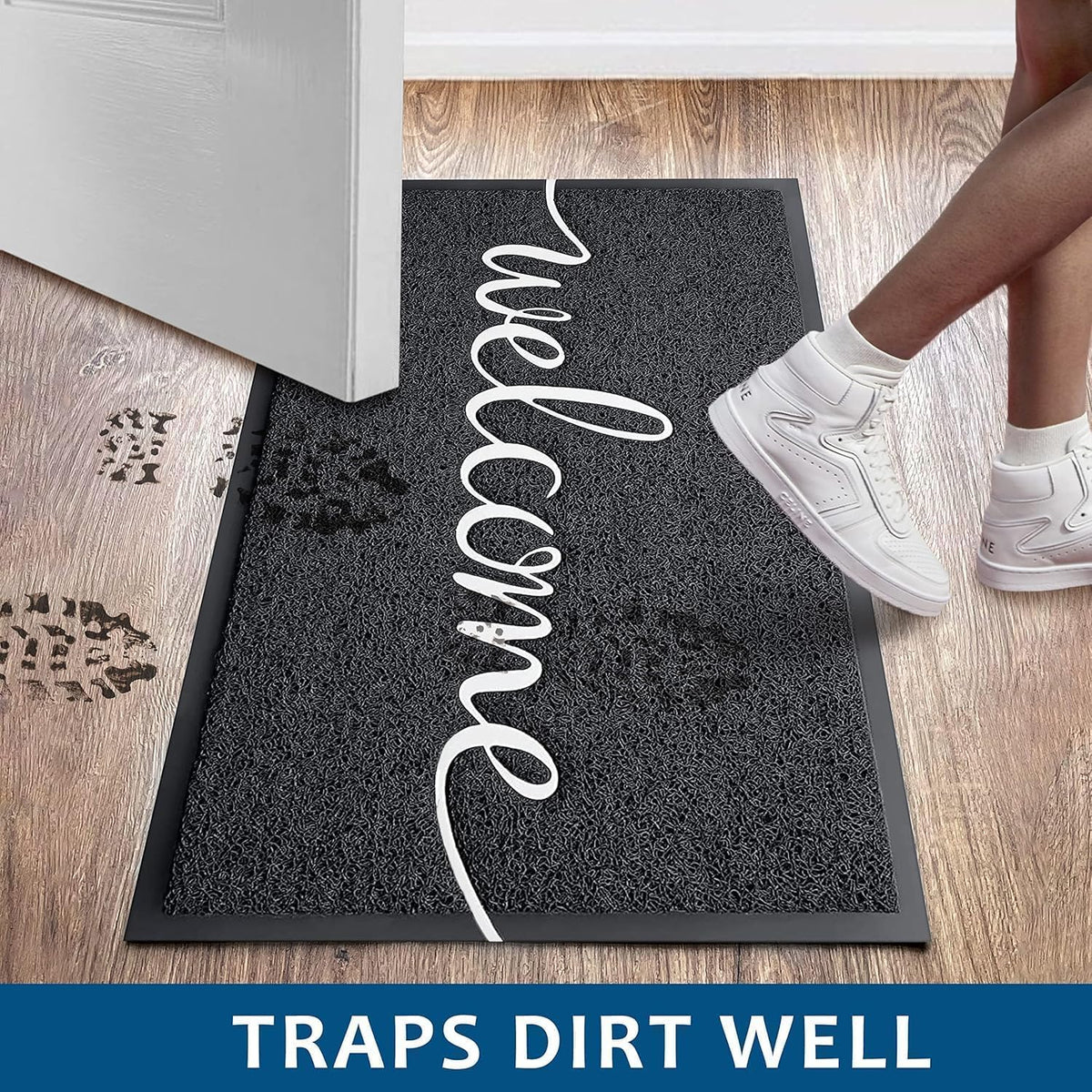 EARTHALL Funny Welcome Mats Outside/Inside 71"x47", Front Door Mat Outdoor Entrance, Indoor Outdoor Mats for Home Entrance, Funny Doormat Outside/Inside Entry, Front Porch Decor for Farmhouse