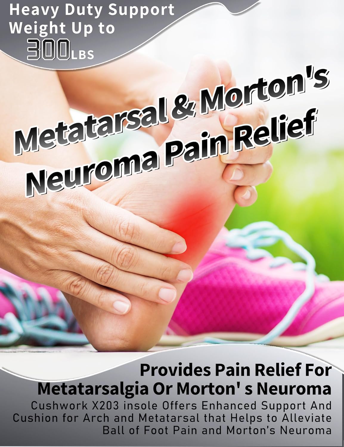 Metatarsalgia Insoles for Ball of Foot Pain,Morton's Neuroma,Arch Supports Insoles,Orthotic Insoles,Men Women Shoe Insert for Metatarsal,Foot Pain Relief