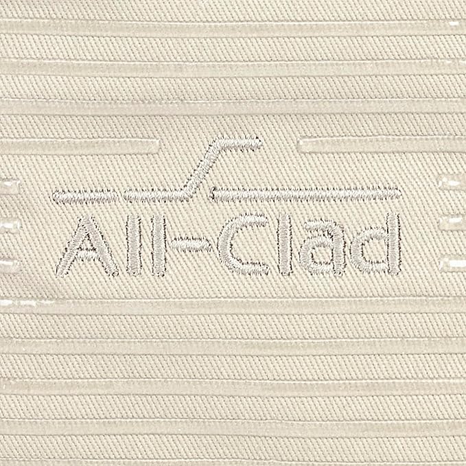 All-Clad Premium Pot Holder & Hot Pad: Heat Resistant to 500 Degrees - 100% Cotton, 10"x6.25" Hot Pad for Kitchen and Barbeque, 4-Pack, Almond