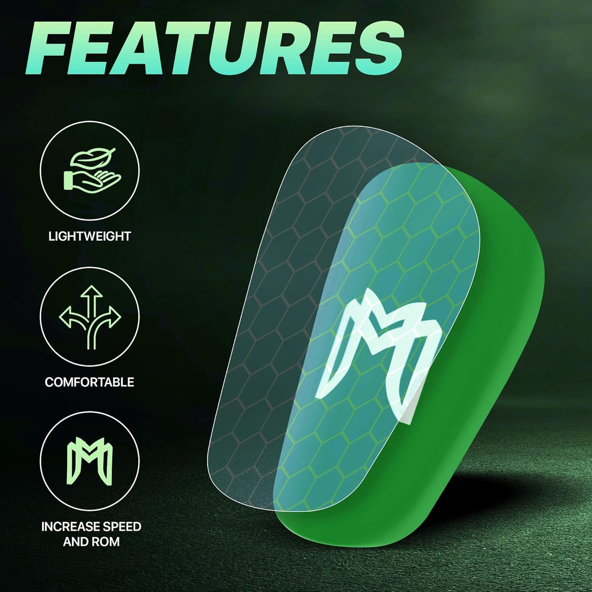 MiniGuards - Mini Shin Guards for Soccer Players - Tiny Shin Pads for Men, Women, Teens - Miniature Shin Guards 3.9 x 2.4 inch - Perfect for High Level Soccer Athletes