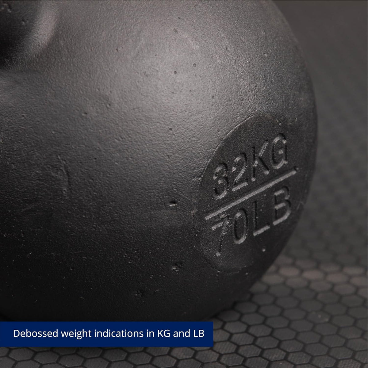 Titan Fitness Cast Iron Kettlebell, Single Piece Casting, KG and LB Markings, Full Body Workout