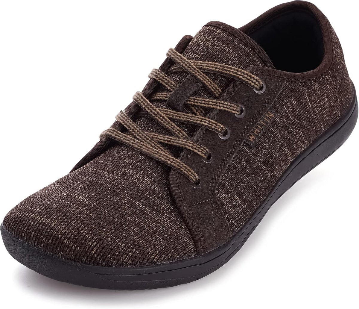 WHITIN Men's Wide Minimalist Barefoot Sneakers | Zero Drop Sole | Optimal Relaxation