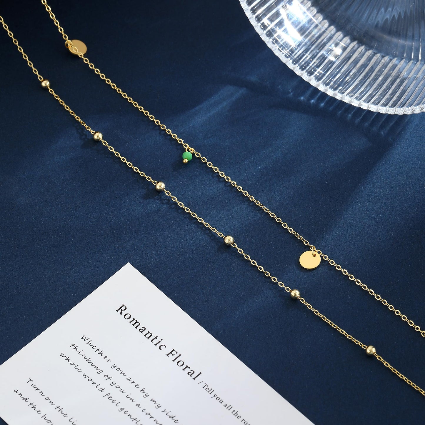 Waist Chain for Women 14K Gold Plated Waist Beads Chains Layered Beads Disc Peacock Green Bead Link Gold Belly Chain Belly Belt Body Chains Adjustable Sexy Bikini Body Jewelry Daily Gifts for Women
