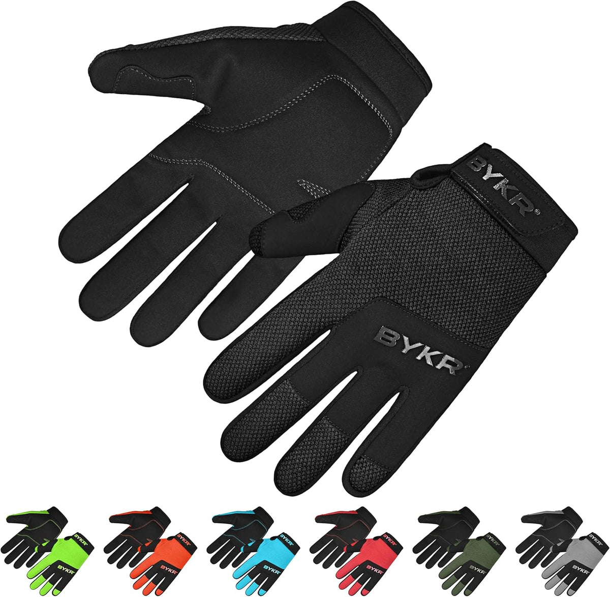 BYKR All-Weather Motorcycle Gloves for Men & Women – Protection for Dirt Bike, BMX, MX, and ATV Riding