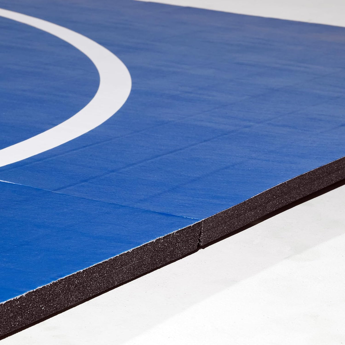 Dollamur 10'x10' Wrestling Mat, Navy, Gymnastics, with Circles