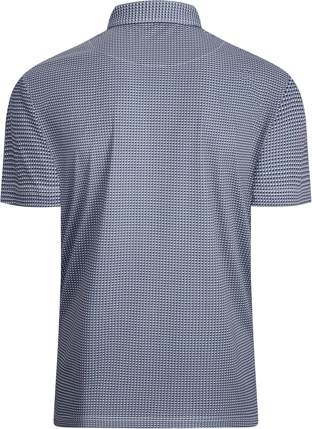 Alex Vando Mens Golf Shirt Moisture Wicking Classic Print Golf Shirts for Men