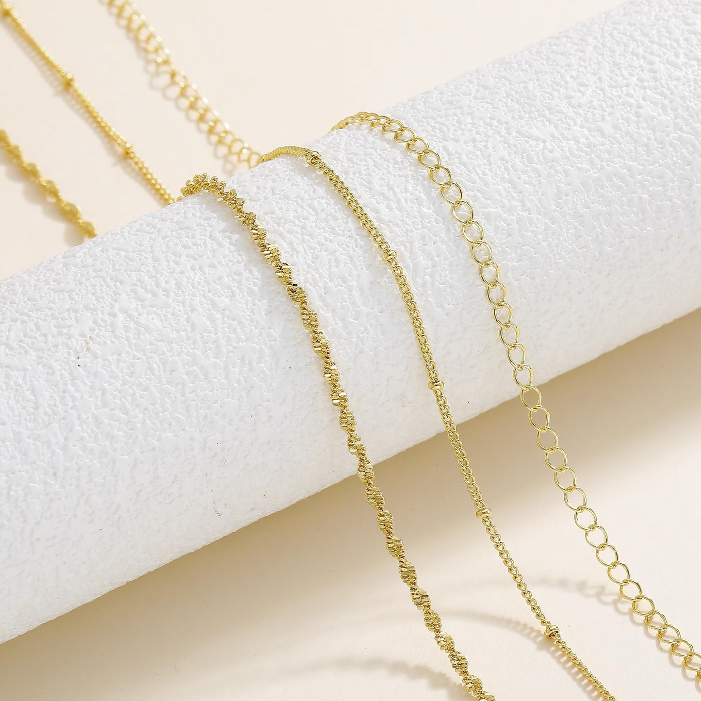 QILMILY Waist Chain Belt for Women - 14K Gold Plated Layered Body Chains Dainty Boho Beach Adjustable Sexy Bikini Belly Chain Jewelry Accessories for Women