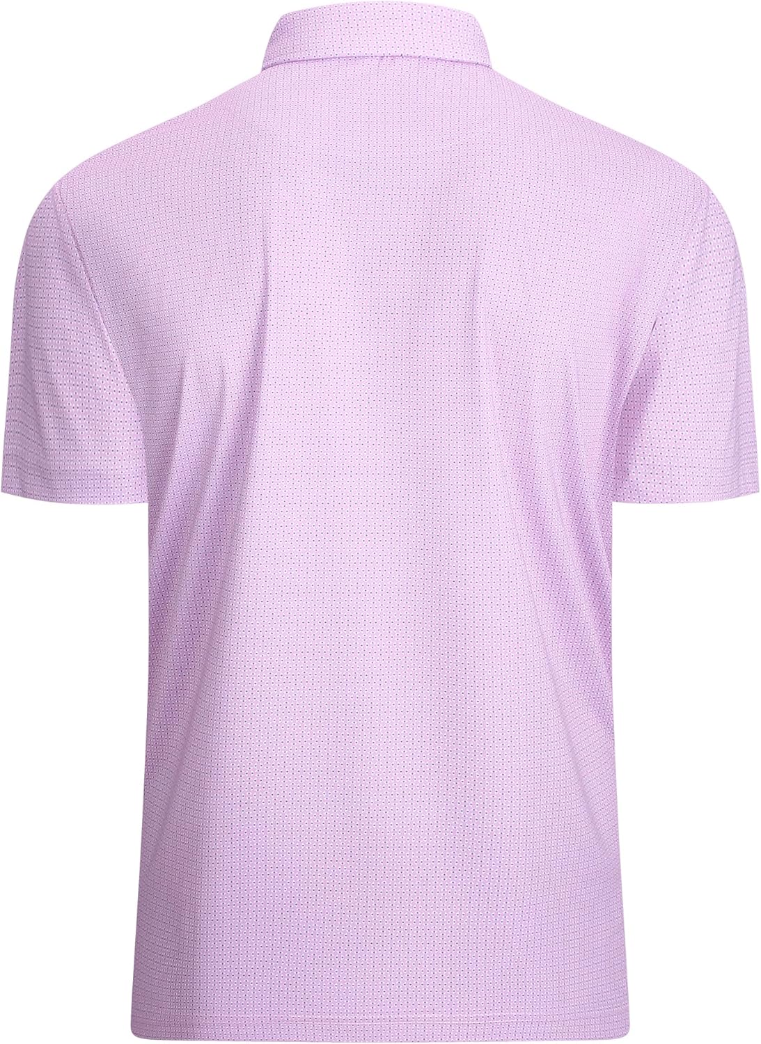 Alex Vando Mens Golf Shirt Moisture Wicking Classic Print Golf Shirts for Men