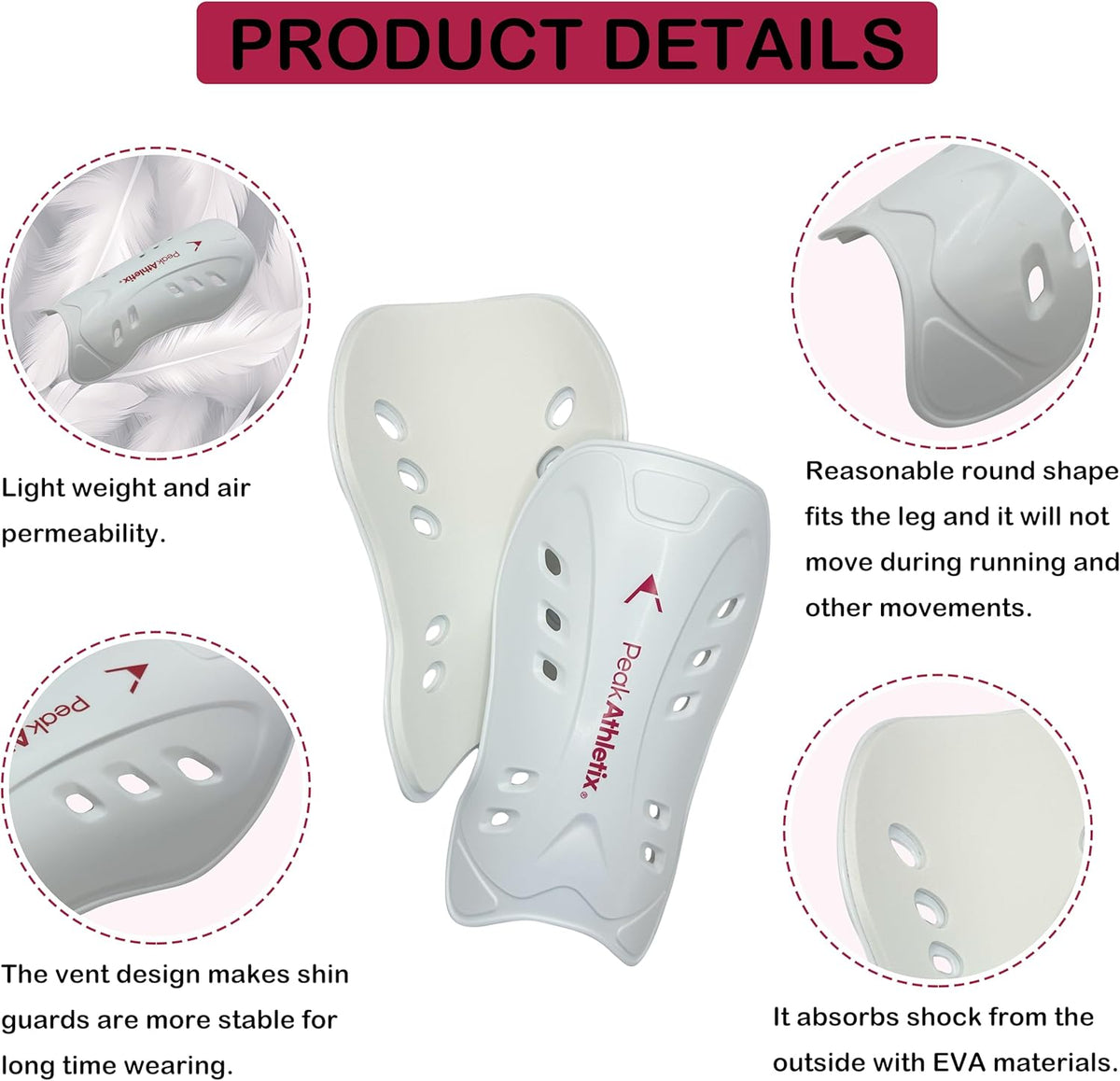 Soccer Shin Guards – Lightweight Protective Gear for Youth & Adults