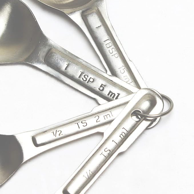 Thunder Group Stainless Steel Measuring Spoon Set