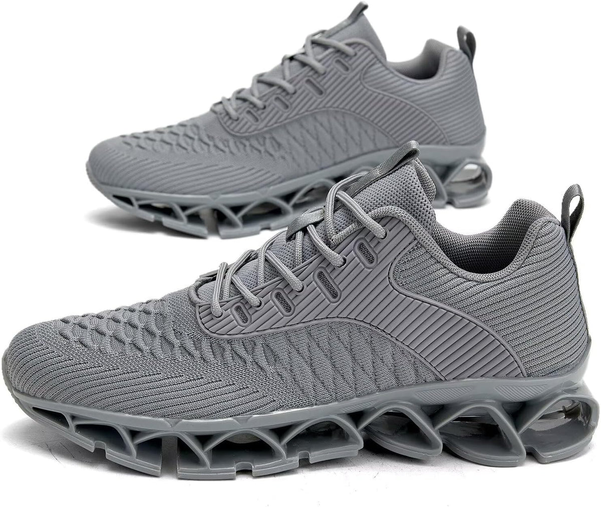 Men's Slip on Walking Running Shoes Blade Tennis Casual Fashion Sneakers Comfort Non Slip Work Sport Athletic Trainer