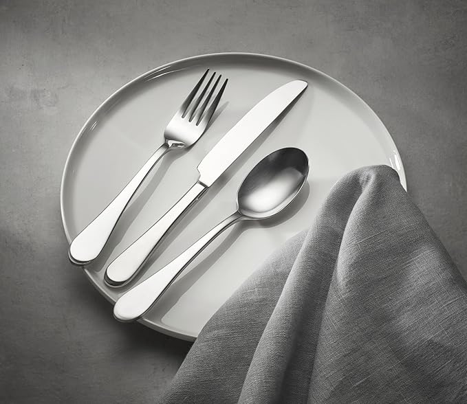 Oneida Icarus 45-Piece Flatware Set, Service for 8, Silver