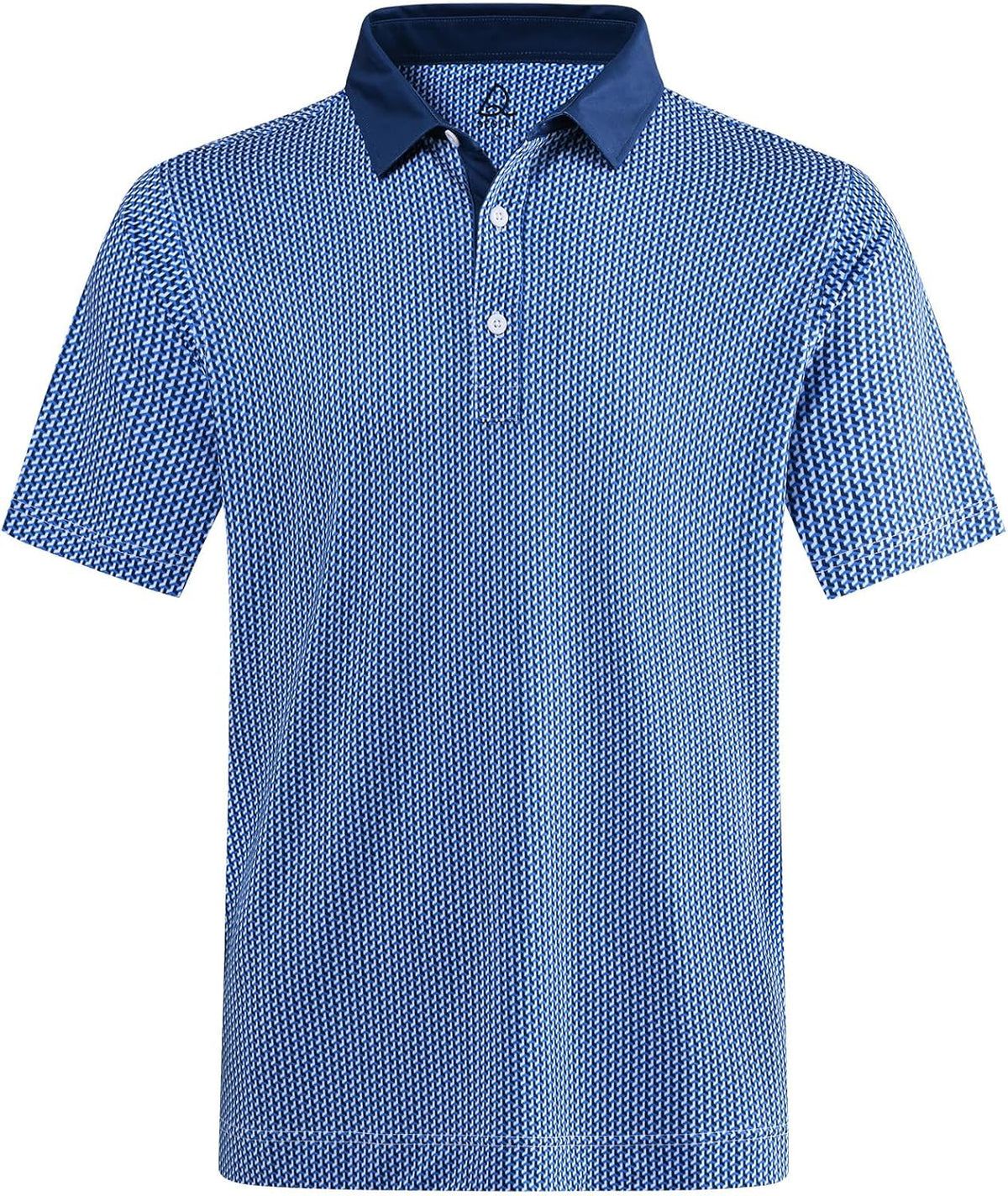 DEOLAX Mens Polo Shirts Fashion Print Mens Golf Shirt Dry Fit Mens Golf Polo Short Sleeve Quick Dry Funny Golf Shirt for Men