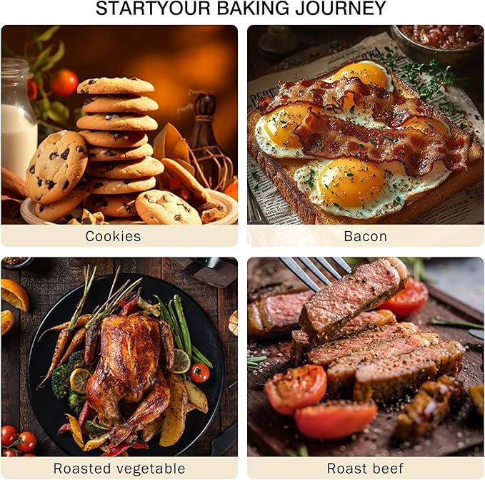 GIUOIDUO 2 Pack Half Sheet Baking Pans,Commercial Quality Baking Sheet Pan Set,Carbon Steel Cooking Pans, Non Stick Baking Sheet for Oven,Large Thick Cookie Tray Pans for Baking（17.5 * 11.8 * 1inch）