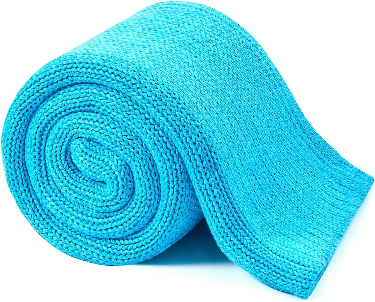 L'AGRATY Knitted Weighted Blanket - 60"x80" 20lbs Cooling Chunky Knit Heavy Blanket for Adults Braided Crochet Throw Thick Cable Yarn Knit Decorative No Beads Evenly Weighted Machine Washable