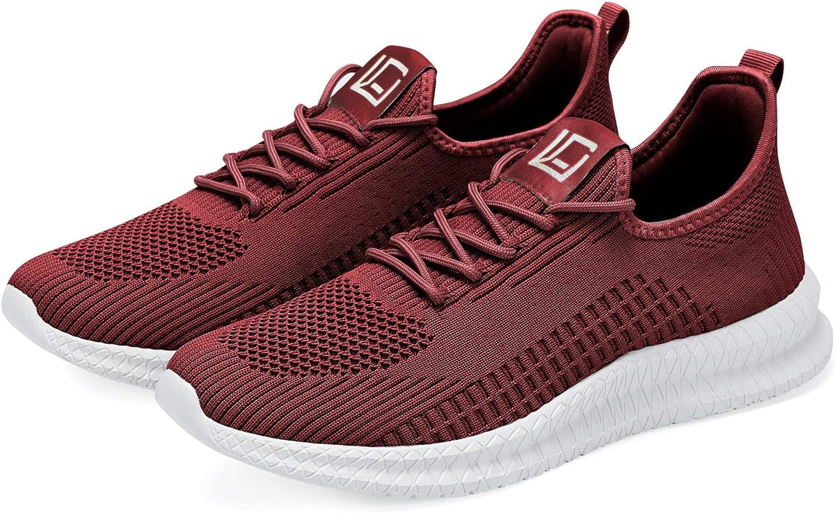 LCGJR Men's Running Shoes Ultra Lightweight Breathable Comfortable Walking Shoes Casual Fashion Sneakers Mesh Workout Shoes