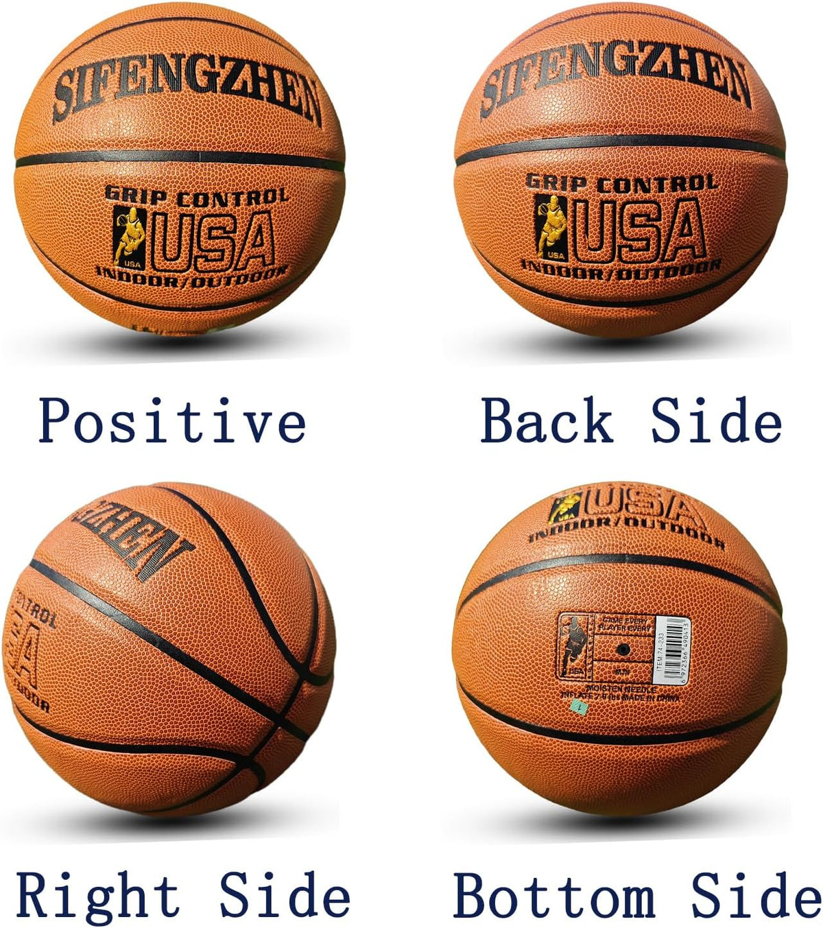 Wave Basketball, Blue and Yellow, Indoor/Outdoor Sports Basketball, Communion Gifts for Boys, Dedicated to 3v3 Matches, Size 7(29.5'')