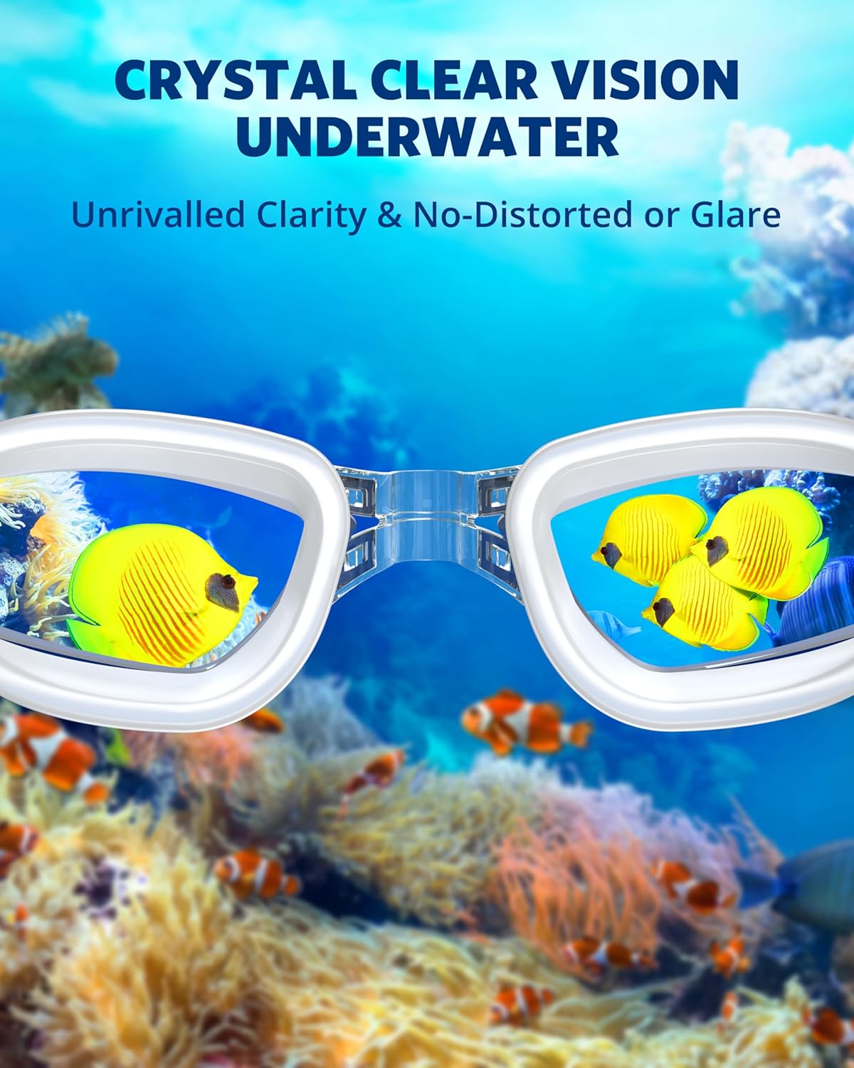 Aegend Swim Goggles, Swimming Goggles No Leaking Full Protection Adult Men Women Youth