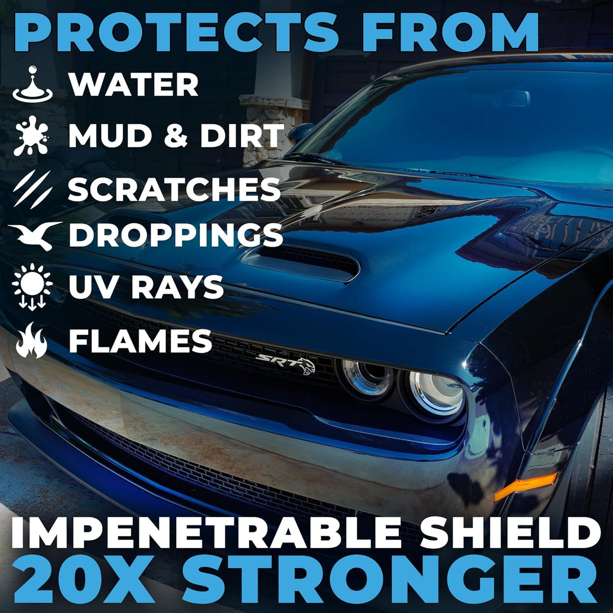 Flowgenix™ Waterless Car Wash Spray - Grand Finale - Motorcycle Cleaner & Car Wax Spray Polish (8 oz) - Ceramic Coating - Incl. 2 Microfiber Towels - Quick Detailer Spray to Make Your Vehicle Shine
