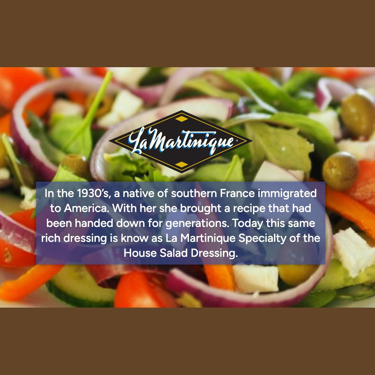 La Martinique True French Vinaigrette Dressing 10 Ounce Bottle (Pack of 3)