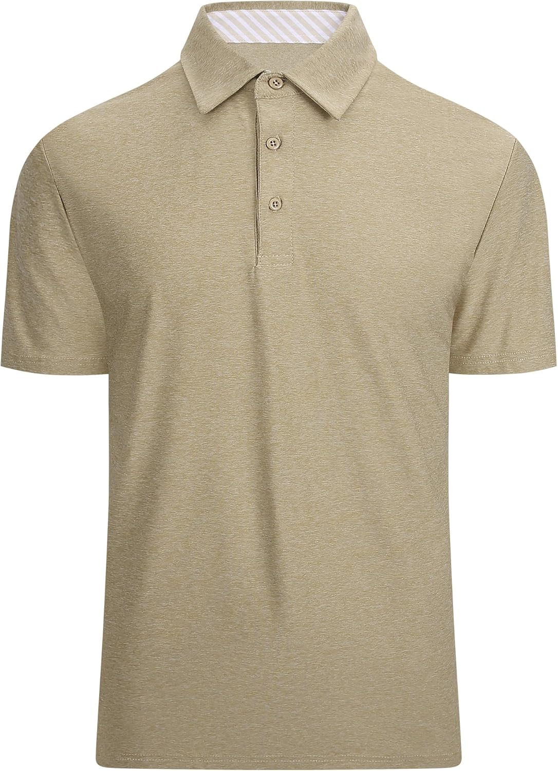 Alex Vando Mens Golf Shirt Moisture Wicking Quick-Dry Short Sleeve Casual Polo Shirts for Men