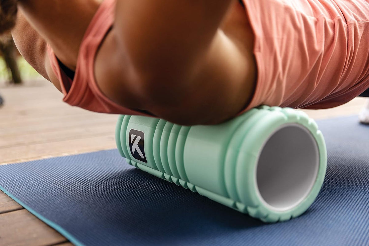 TriggerPoint Grid 1.0 Foam Roller - 13" Multi-Density Massage Roller for Deep Tissue & Muscle Recovery - Relieves Tight, Sore Muscles & Kinks, Improves Mobility & Circulation - Targets Key Body Parts