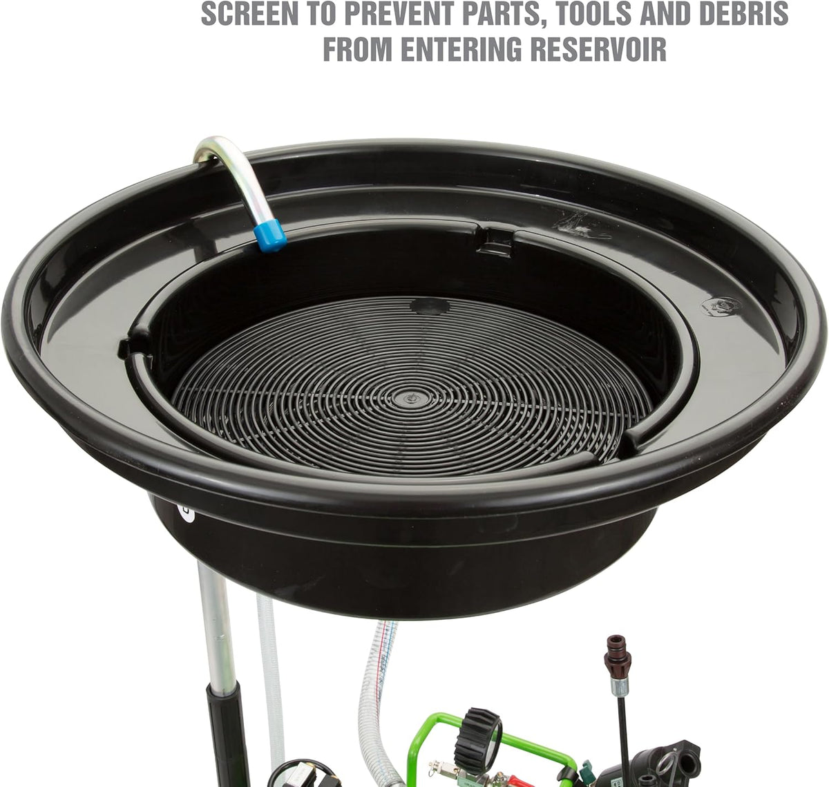 OEMTOOLS 24862 21 Gallon Oil Drain Vacuum and Extractor, Automotive Oil Container with Adjustable Oil Changing Funnel, Waste Oil Storage Tank, Coolant Drain