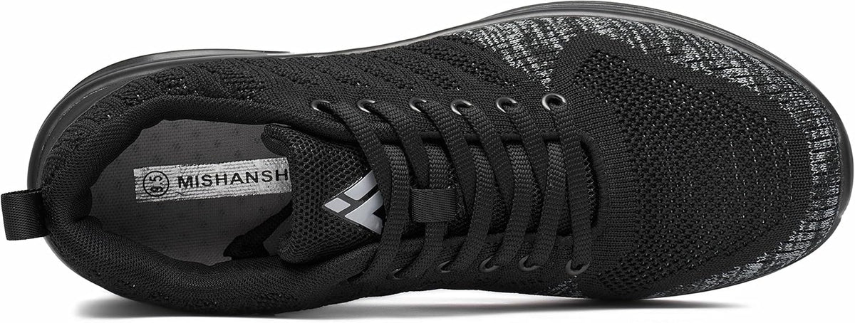Mishansha Running Shoes for Men Sneakers Air Cushion Walking Shoes Comfortable Tennis Shoes Breathable Trail Running Shoes US Men 7.5-15