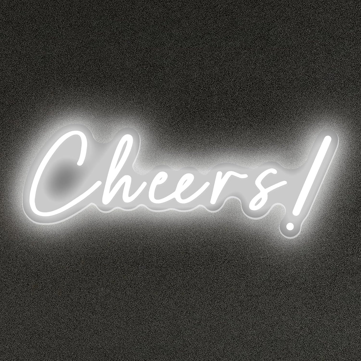 Cheers Neon Signs Cheer Sign for Bar Light Sign for Wall Decor USB Powered Neon Sign for Bar Club Gaming Room Home Birthday Party Decor Sign Gift White (18.5 * 6.69in)