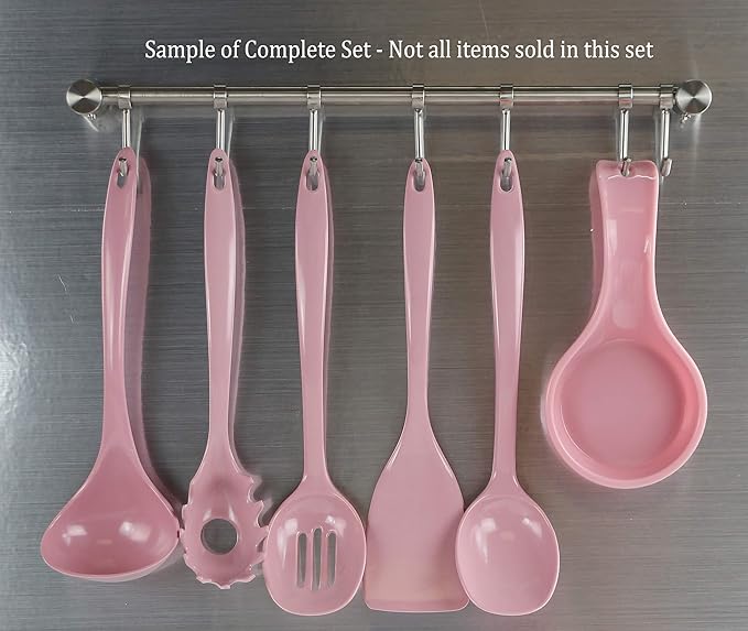 Spatula, Turner for Non-stick pans, Heat Resistant, BPA Free Melamine Utensil with Ergonomic Handle,11 inch, Pink