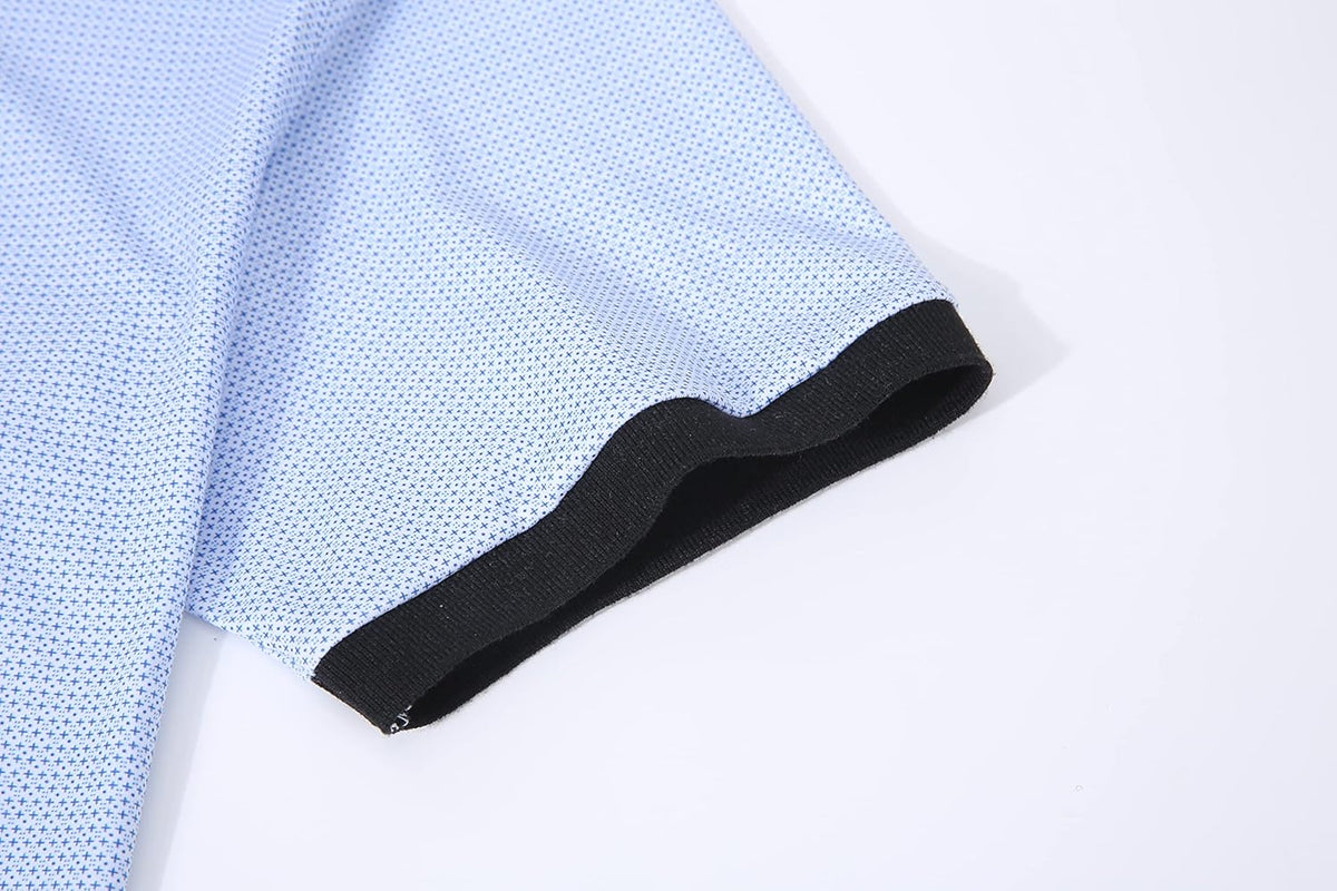 Alex Vando Mens Polo Shirts Short Sleeve Regular Fit Fashion Designed Shirt