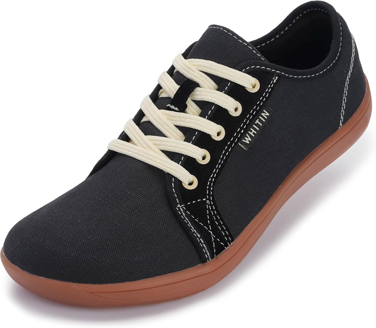 WHITIN Men's Wide Minimalist Barefoot Sneakers | Zero Drop Sole | Optimal Relaxation