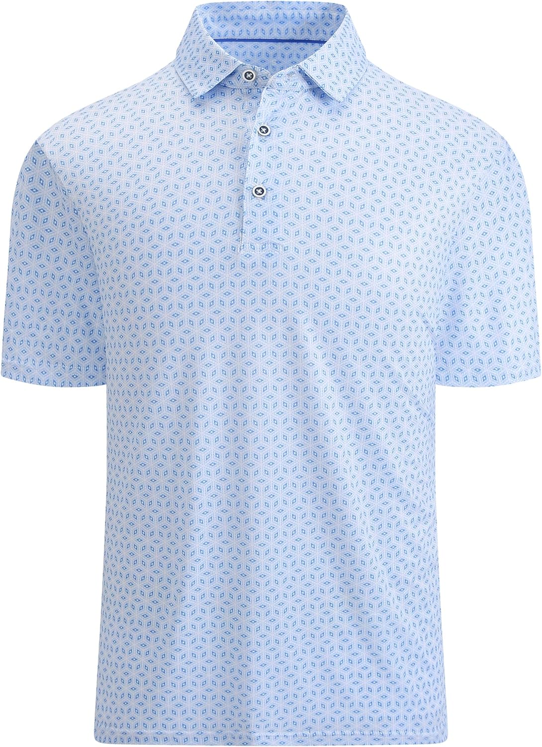 WARHORSEE Golf Polo Shirts for Men Short Sleeve Wrinkle Free 4 Way Stretch Moisture Wicking Performance Collared Tshirts