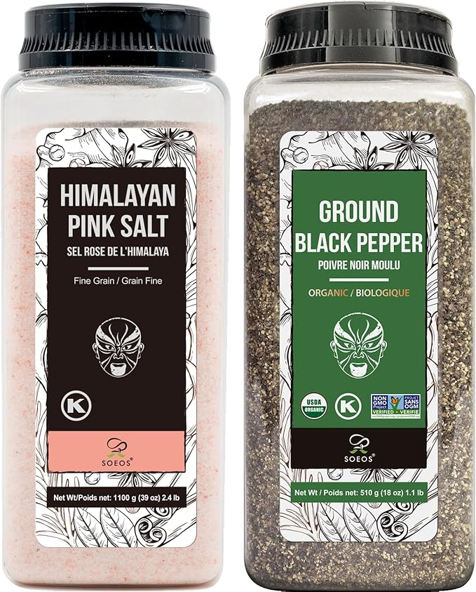 Soeos Salt + Peppercorns