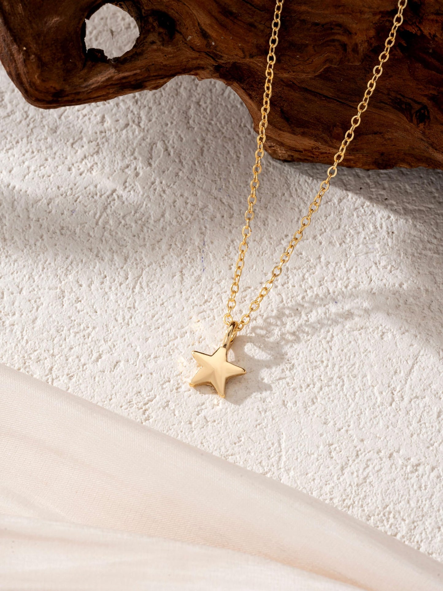 Baydurcan Gold Star Necklace Inspirational Gifts for Women Star Jewelry (Stars)
