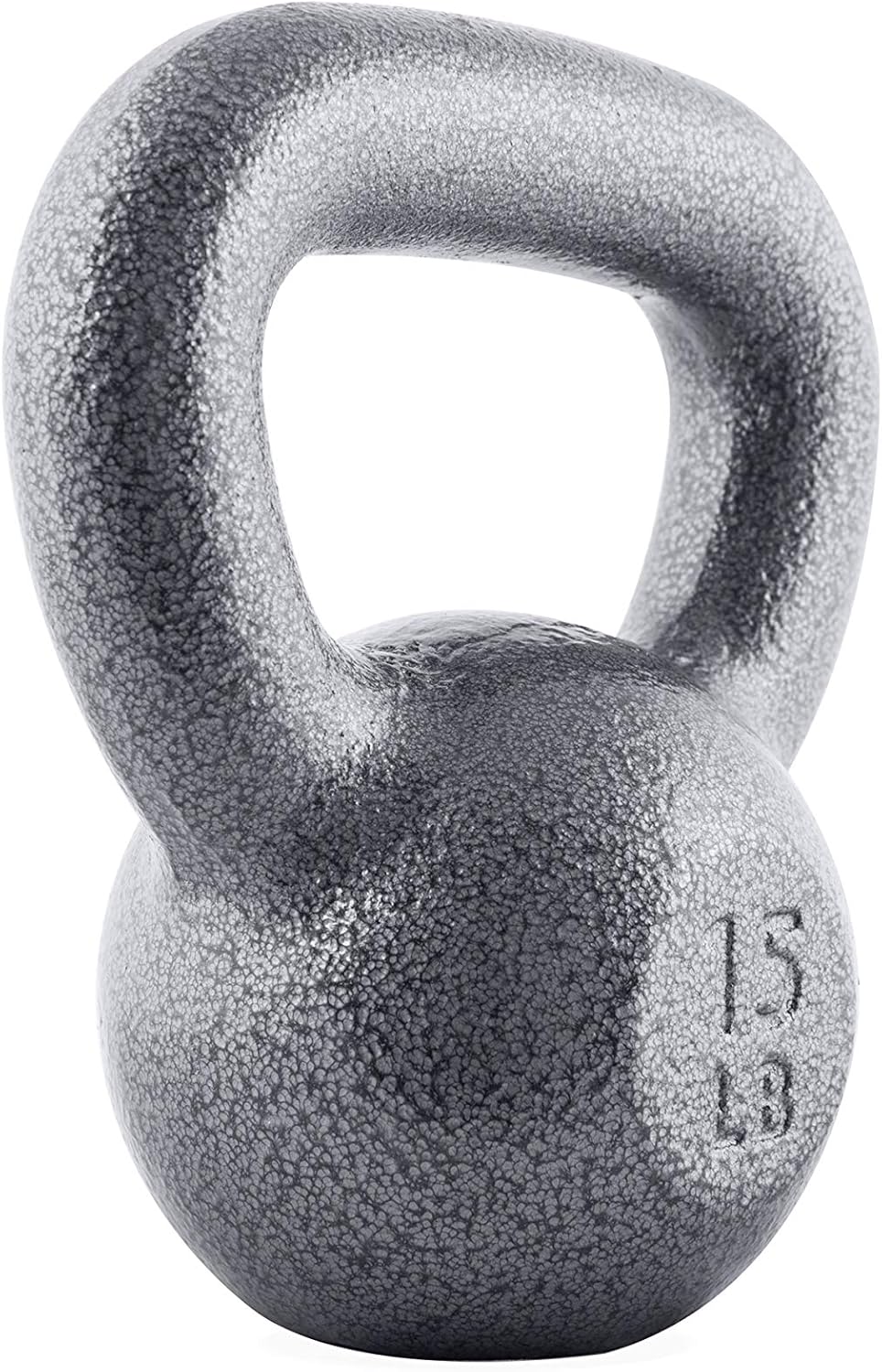 WF Athletic Supply Hammerstone Painted Cast Iron Kettlebells, Home & Gym Equipment, Great for Strength Training, Full Body Workout & Crossfit Training, Color & Size Options Available in 10-80 Pounds