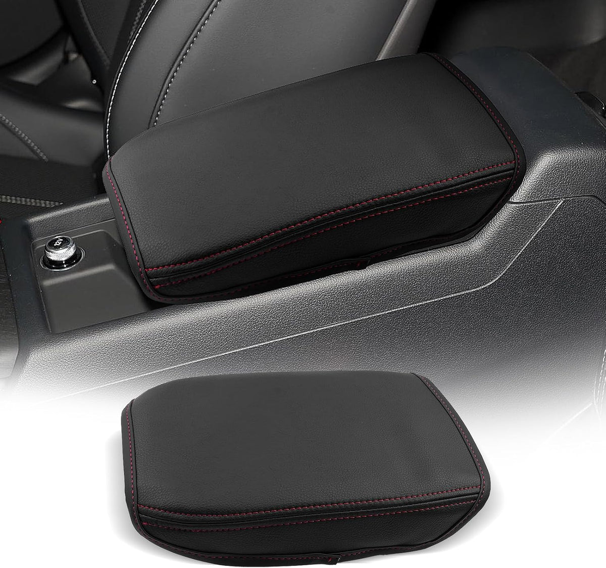 CDEFG for 2017-2025 Audi A4 Center Console Cover Armrest Box Cover for A4 (Premium, Premium Plus, Prestige) 2020 2021 2022 2023 2024 2025 Accessories Console Arm Rest Protector