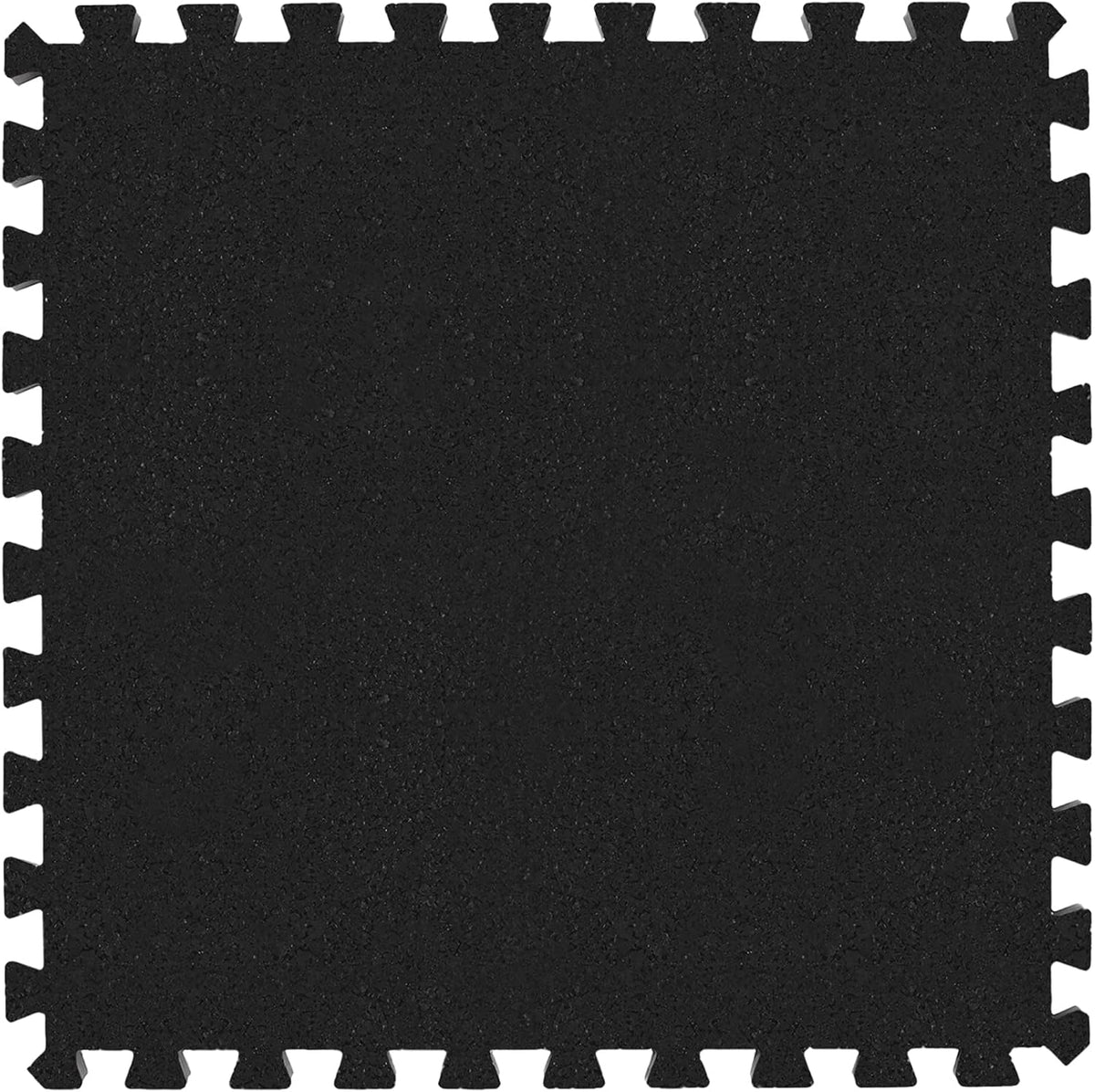 IncStores Impact Foam Rubber Floor Tiles, Interlocking Home Gym Floor Matts for Weight & Workout Equipment Room Padding, 2'x2' Tiles