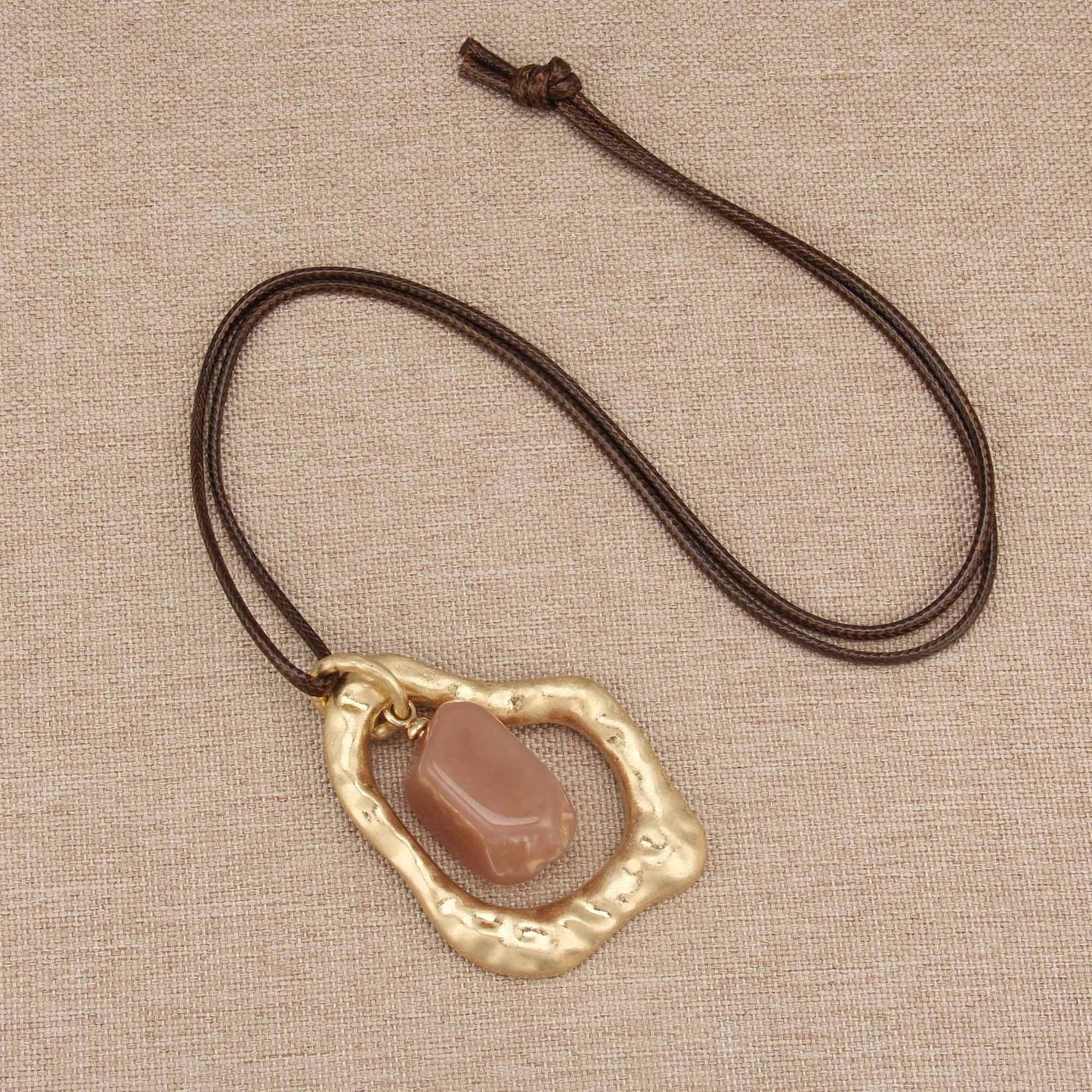 joymiao Statement Long Necklace Women Bohemian Vintage Boho Necklaces Chunky Necklaces with Resin Stone Hippie Trendy Jewelry