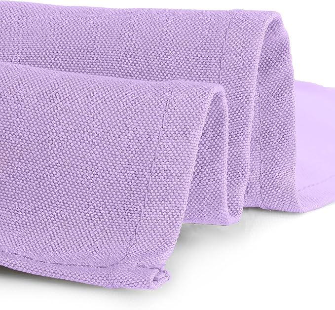 Gee Di Moda Rectangle Tablecloth - 90 x 156 Inch Lavender Table Cloth for 8 Foot Table with Floor-Length Drop - Heavy Duty Washable Fabric - 8 Ft Buffet Table, Holiday Party, Wedding & Baby Shower